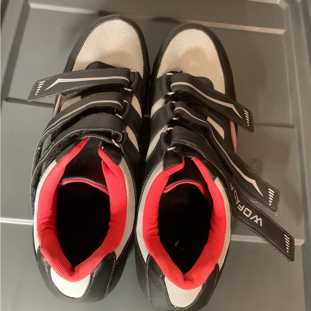 Wofada Road Bike Cycling Shoes +Cleats Size 47 Us 13